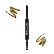 Makeup Revolution London Duo Brow Definer precizna olovka s cetkom za obrve 0,15 g nijansa Light Brown