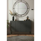 Hanah Home komoda Gumus 120, 120 cm, antracit