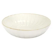 Home Eden duboki tanjur 20 cm krem boje