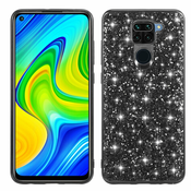 Ovitek za Xiaomi Redmi Note 9 | Bleščice, Črn
