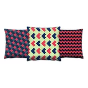 Opviq Set 3 jastuka 43x43cm Šareni