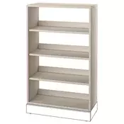 HAVSTA Spojene police, sivo-bež, 81x35x123 cm