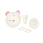 KikkaBoo set posuda 4 dela bear with me pink ( KKB40134 )