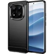 GS Ovitek za Xiaomi Redmi Note 14 Pro+ 5G, karbonski, črn