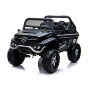 Deciji Auto na akumulator Mercedes 291 Unimog Crni