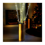 LED Božićna dekoracija 40xLED/3xAA srebrna