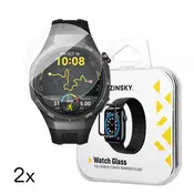 WOZINSKY Kaljeno staklo za Huawei Watch GT 5 / GT 5 Pro / GT 4 / GT 4 Pro / GT 3 / GT 3 Pro Full Glue 42mm - 2 kom.