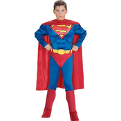Superman sa mišici deluxe djecji filmski kostim - M