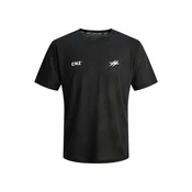 JACK & JONES Majica JCOCNZ PARIS črna/bela