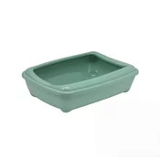 Moderna Toalet za macke sa ramom Arist-O-Tray + Rim, L, Zeleni