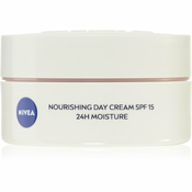 Nivea 24 h Moisture osvežilna dnevna krema z vitaminom E SPF 15 50 ml