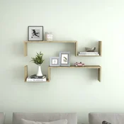 vidaXL vidaXL Stenska polica 2 kosa sonoma hrast 100x15x20 cm iverna plošča, (20620935)