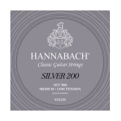 Strune za klasično kitaro Hannabach 900 medium-low silver 652.657