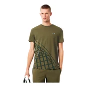 Moška majica Lacoste Ultra-Dry Back Print Tennis T-Shirt Olive S