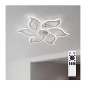 Brilagi - LED prigušiva stropni ventilator sa LED osvetljenjem 34W/230V, precnika 83 cm, beo + daljinski upravljac