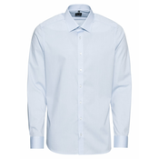 OLYMP Poslovna srajca Level 5 Chambray, modra
