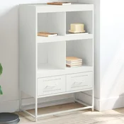 Visoka komoda bijela 68x39x111,5 cm od celika
