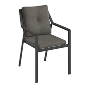 Amatio STOL aluminij antracit, temno siva