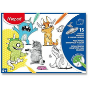 Maped Magična pobarvanka modra