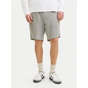 Jack & Jones Kratke hlače iz tkanine Ace Mykonos 12269376 Écru Regular Fit
