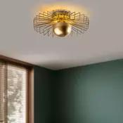 Opviq Luster Kaya-15222, 45x45x18cm, IP20, Zlatne boje