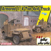 Model Kit military 6727 - oklopni 1/4-tonski kamion 4x4 3v1 (1:35)