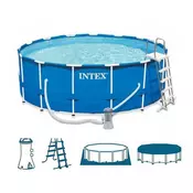 INTEX bazen Metal Frame 28242NP (457x122cm), (filter pumpa, ljestve)