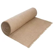 vidaXL Jutov zvitek Naravna 200 x 2500 cm