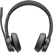 HP Poly Voyager 4320-M Microsoft Teams Certified Headset +BT700 dongle +Charging Stand Slušalke z mikrofonom Brezžična Pisarna/klicni center Bluetooth Črna