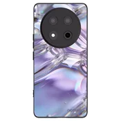Silikonski črni ovitek za Honor Magic7 Lite 5G - Iridescent bubbles