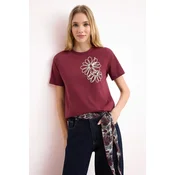 Trendyol Milla Ženska majica TWOSS25TS00028, Bordo