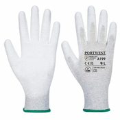Portwest Rukavice a199 - antistatik sa pu dlanom, sive, vel.xl ( 63412 )