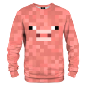 Mr. GUGU & Miss GO Unisexs Pixel Pig Sweater S-Pc2355