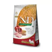 N&D Low Grain Adult Mini Piletina i Nar 7 kg