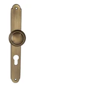 Vratna krogla na ščitu MP NI - ALT WIEN (OGR - Polished Brushed Bronze), KP krogla iz trdnega kosa, Brez odprtine, MP OGR (brušena bronasta)