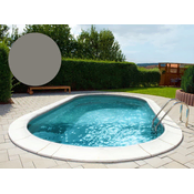 BWT Poolfolija Oval 700 x 300 x 120 cm - Gray - Debljina 0,8 mm / s ovjesnim rubom P1