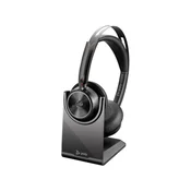 Poly Voyager Focus 2-M USB-C headset incl. charging station + adapter USB-C/-A  MS Teams compatible