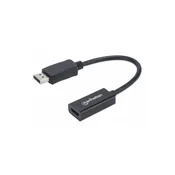 MANHATTAN Adapter 151634 DisplayPort/M - HDMI/F 1080p Crni