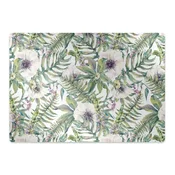 Decormat Podloga za pisalni stol White flowers 140x100 cm 15 cm