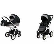 Babylux Alu Way Carbon | 2v1 Kombinirani Voziček kompleti | Otroški voziček + Carrycot