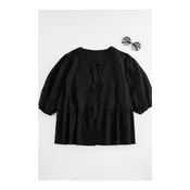 Trendyol Curve Ženska bluza Tbbaw25Af00021, Crna