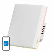 Pametno LED RGB WiFi stensko stikalo touch TX T5 1C eWeLink 1-kanalno