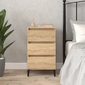 Nocni ormaric boja hrasta 40 x 35 x 70 cm od konstruiranog drva