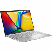 Notebook Asus Vivobook 15, X1502VA-BQ298, 15.6 FHD IPS, Intel Core i7 13700H up to 5.0GHz, 16GB DDR4, 512GB NVMe SSD, Intel Iris Xe Graphics, no OS, 2 god X1502VA-BQ298