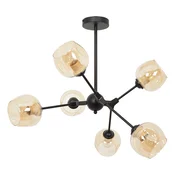 FORMA Luster F7268-6 6xE27L Crna