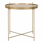 Okrogla mizica v zlati barvi o 48 cm Venezia - House Nordic