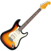 SX SST62+ /HSH 3-Tone Sunburst Električna kitara (Kot novo)