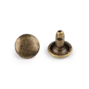 Dvostranske votle zakovice O9 mm - stara medenina (100 parov)