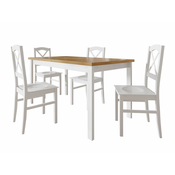 jedilnica set Victorville 281 76x80x120cm, Slog: Skandinavski