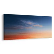 Slika pastelno nebo nad obzorjem - 60x30